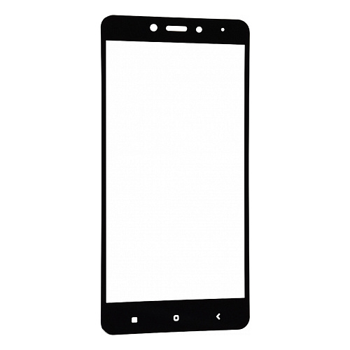 Защитное стекло на Xiaomi Redmi Note 4, 9D, черный, X-CASE