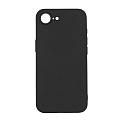 Чехол силиконовый для iPhone 16e, с микрофиброй внутри, с защитой камеры, X-CASE, черный