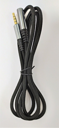 Удлинитель Jack 3.5 (1m), UPA20, HOCO, серый