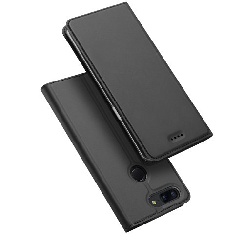 Чехол-книжка для OnePlus 5, DU DU, боковой, серый