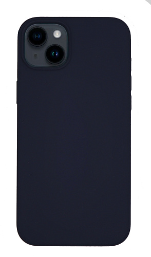 Чехол-накладка для iPhone 14 Plus, Silicon Case, без лого, темно-синий
