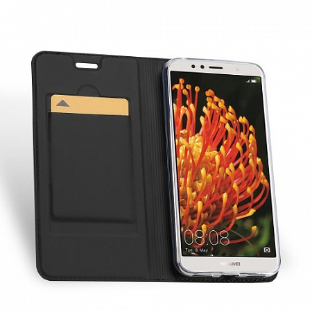 Чехол-книжка для Huawei Honor 7A/Y5(2018)/Y5 Prime(2018), DU DU, боковой, серый