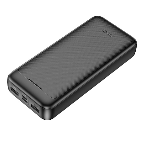 Универсальный Доп. Аккумулятор 20000mAh, J111A, HOCO, выход: 2 USB: 5V/2, черный