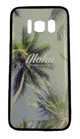 Чехол силиконовый для Samsung G955, Galaxy S8 Plus, HOCO, с дизайном пальмы