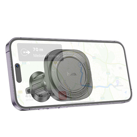Держатель автомобильный на решетку магнитный с Magsafe, H28, HOCO, черный