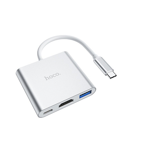 USB  (HB14) c 1 Type-C  USB 3.0+HDMI+PD, HOCO, 