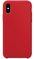 Чехол-накладка для iPhone XS Mas,, Silicon Case, красный