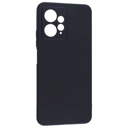 Чехол силиконовый для Xiaomi Redmi Note 12 (4G), good quality, с защитой камеры, X-CASE, черный