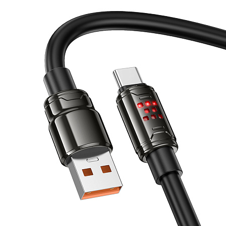 USB Кабель Type-C, HOCO, U143, 1.2 метра длина , цвет черный