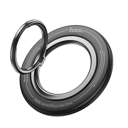 Кольцо двойное на палец магнитное (Magsafe), GH3, Hoco, черный