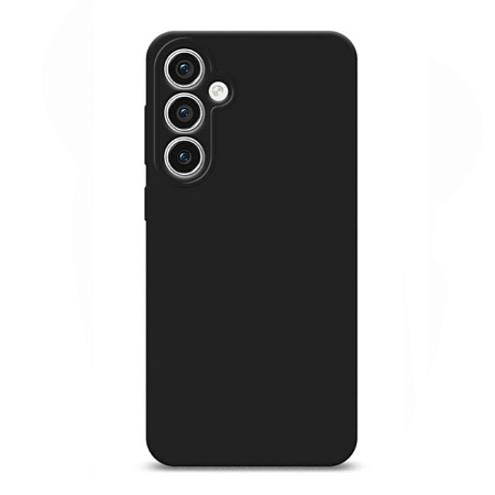 Чехол силиконовый для Samsung Galaxy S23FE, с защитой камеры, X-CASE, черный