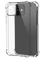 Чехол силиконовый для iPhone 12 (6.1), усиленные края, с защитой камеры, X-CASE, прозрачный