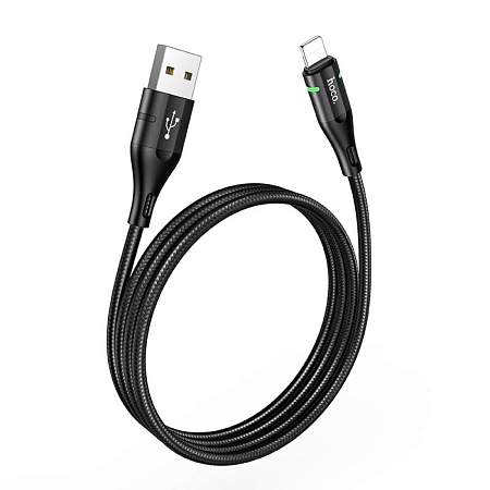 USB дата кабель Lightning, HOCO, U93, 1.2m, черный