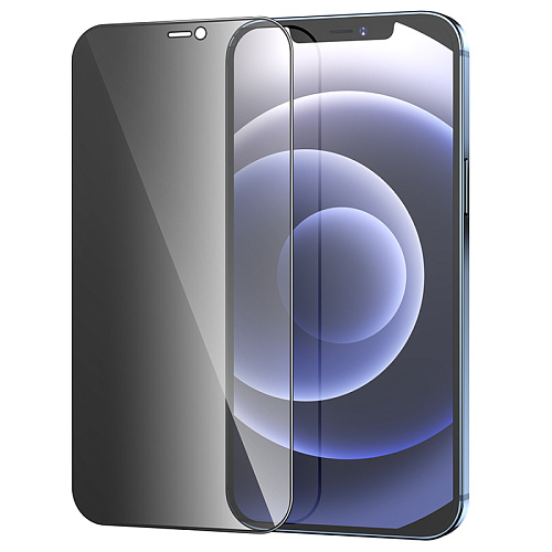 Защитное стекло на iPhone 12 Mini (5.4), Privacy, черное, X-CASE