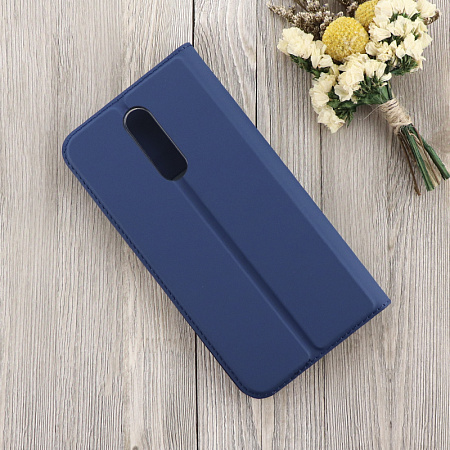 Чехол-книжка для Xiaomi Redmi 8, X-CASE, боковой, синий
