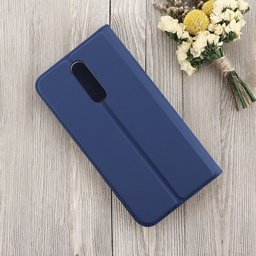 Чехол-книжка для Xiaomi Redmi 8, X-CASE, боковой, синий
