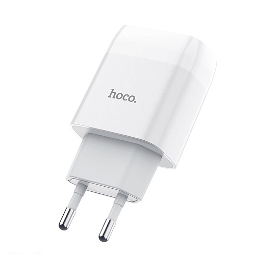 Сетевое зарядное устройство, 1 USB 2.1A (C72A), HOCO, Type-C, белый