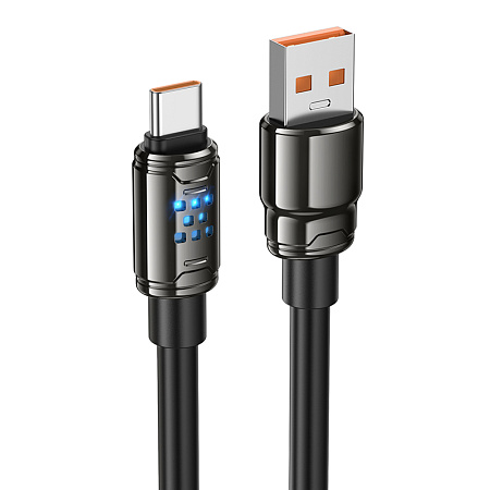 USB Кабель Type-C, HOCO, U143, 1.2 метра длина , цвет черный