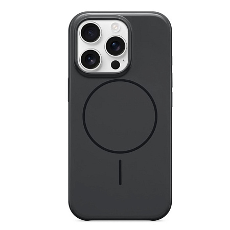 Чехол-накладка для iPhone 16 Pro, глянцевый, магнитный (MagSafe), без лого, X-CASE, черный