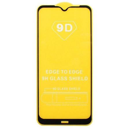 Защитное стекло на Xiaomi Redmi Note 8T, 9D, черный, X-CASE