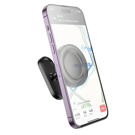 Держатель автомобильный на металлическую поверхность (магнитный) с Magsafe, H58, HOCO, черный