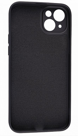 Чехол силиконовый для iPhone 14 Plus (6.7), good quality, c защитой камеры, X-CASE, черный