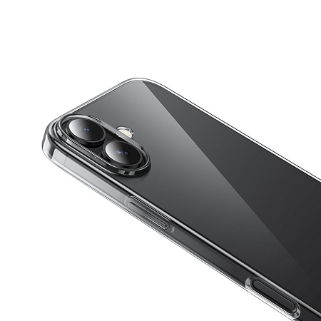 Чехол силиконовый для iPhone 17, Light series TPU, HOCO, прозрачный