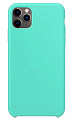 Чехол-накладка для iPhone 11 Pro, Silicon Case, бирюзовый
