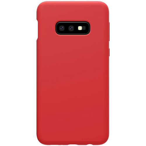 Чехол силиконовый для Samsung SM-G970, Galaxy S10E, Silicone case, красный