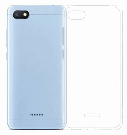 Чехол силиконовый для Xiaomi Redmi 6A, прозрачный