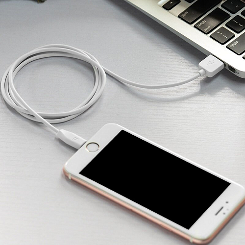 USB дата кабель Lightning, HOCO, X1, 3M, белый