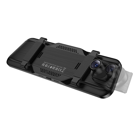 Видеорегистратор DV16, HOCO, зеркало заднего вида, камера заднего вида, черный