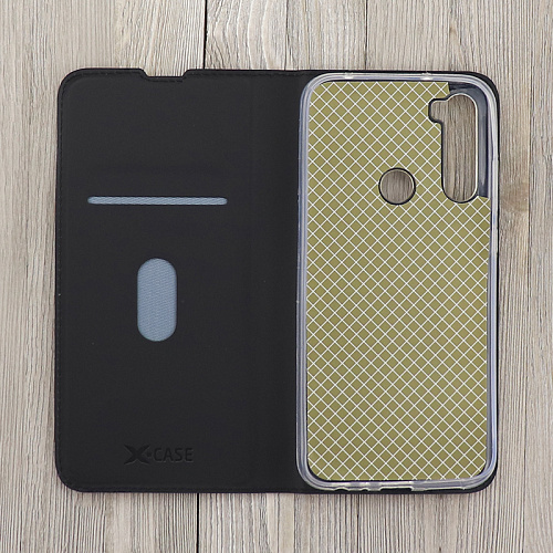 Чехол-книжка для Xiaomi Redmi Note 8/redmi Note 8 (2021), X-CASE, боковой, черный
