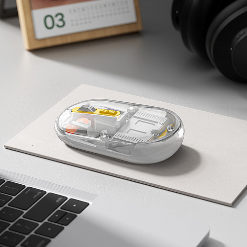 Беспроводная мышка со встроенным аккумулятором, GM35, HOCO, серый