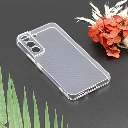 Чехол силиконовый для Samsung Galaxy S22, с защитой камеры X-CASE, прозрачный