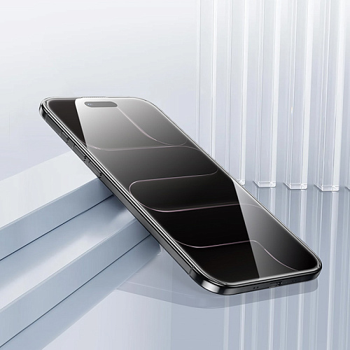 Защитное стекло для iPhone 17 Air, A777, HOCO, HD, рамка черная