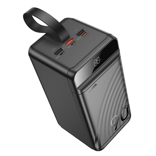 Универсальный Доп. Аккумулятор 90000mAh, J123D, HOCO, выход: 1 USB 22.3W+ 2 USB 5V/2+1 PD 20W, черный