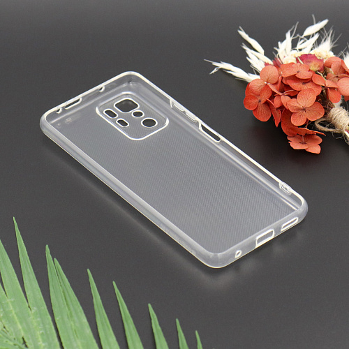Чехол силиконовый для Xiaomi Poco X3 GT/ Note 10 Pro (5G), с защитой камеры, X-CASE, прозрачный