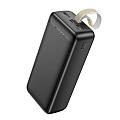 Универсальный Доп. Аккумулятор 30000mAh, J111B, HOCO, выход: 2 USB: 5V/2, черный
