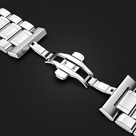 Ремешок на руку для Apple Watch 38/40/41/42 мм, HOCO, WA32, стальной, серебристый