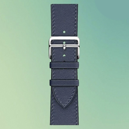 Ремешок на руку для Apple Watch 38/40/41/42 мм, HOCO, WA17, коровья кожа, темно-синий