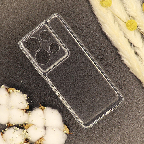 Чехол силиконовый для Infinix Note 30 (4G/5G), с защитой камеры, X-CASE, прозрачный Чехол силиконовый для Infinix Note 30 (4G/5G), с защитой камеры, X-CASE, прозрачный