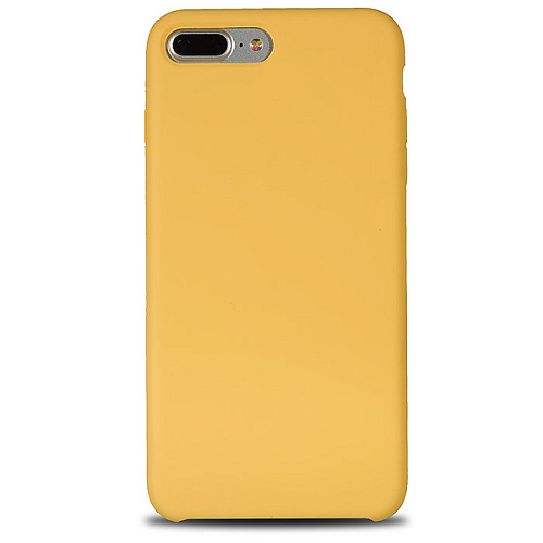 Чехол-накладка для iPhone 7 Plus/8 Plus, Silicon Case, желтый
