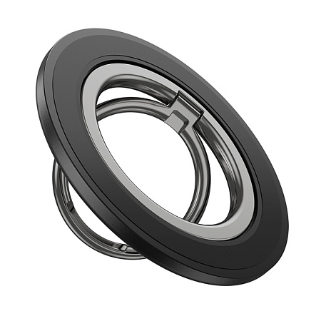 Кольцо двойное на палец магнитное (Magsafe), GH3, Hoco, черный