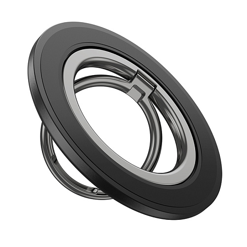 Кольцо двойное на палец магнитное (Magsafe), GH3, Hoco, черный