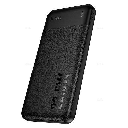 Универсальный Доп. Аккумулятор 10000mAh, J159, HOCO, выход: 1 USB (22.5W), 1 PD (20W), черный