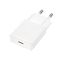Сетевое зарядное устройство, 1 PD 20W (N72), HOCO, цвет белый