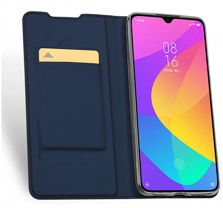 Чехол-книжка для Xiaomi Redmi Note 8, DU DU, боковой, синий