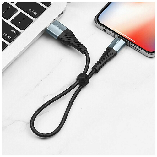 USB Кабель Type-C, HOCO, X38, 25см, черный