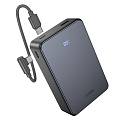 Универсальный Доп. Аккумулятор 20000mAh, J170A, HOCO, выход: 1 USB (22.5W), 1 PD (20W), с кабелем, черный